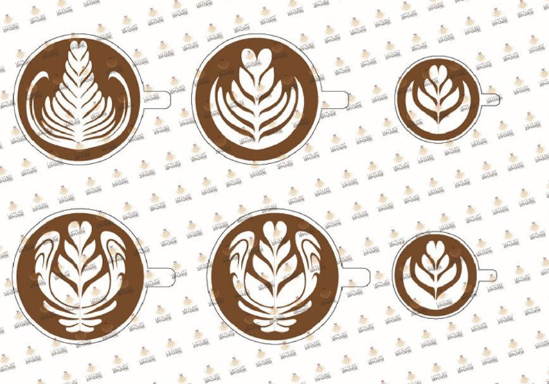 Latte art grading